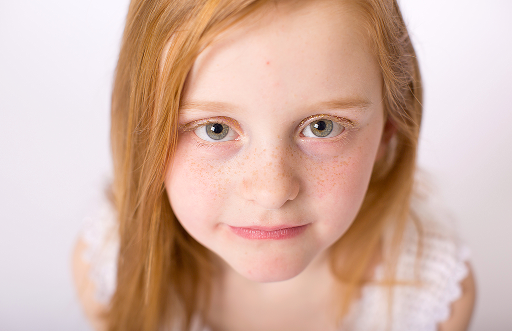 studio portrait of a girl by pixelations photography