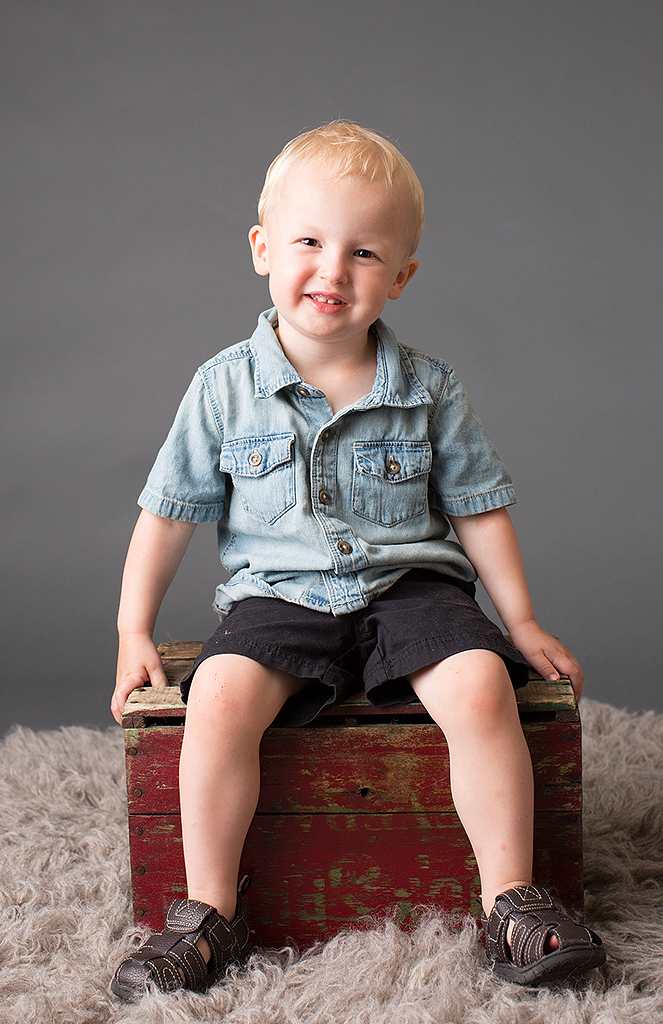 studio portrait of little boy by pixelations photography